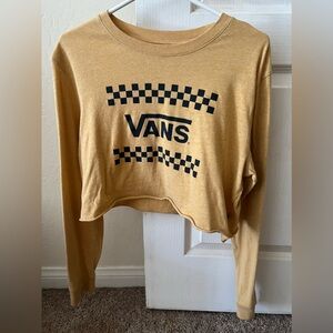 Vans long sleeve crop top